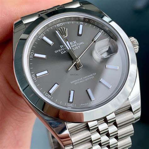 rolex datejust 41 gray|rolex datejust 41mm for sale.